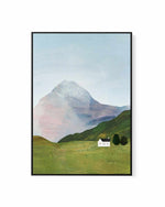 House in the Mountains II by Henry Rivers | Framed Canvas Art Print