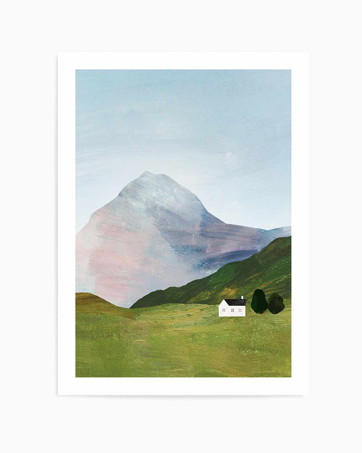 House in the Mountains II by Henry Rivers Art Print