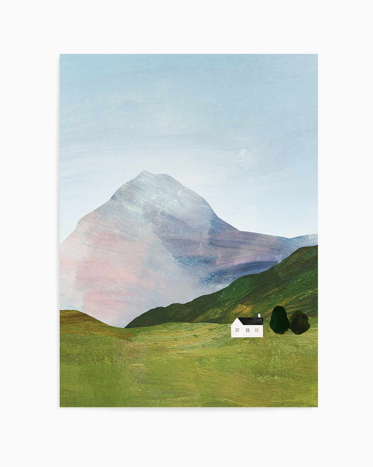 House in the Mountains II by Henry Rivers Art Print