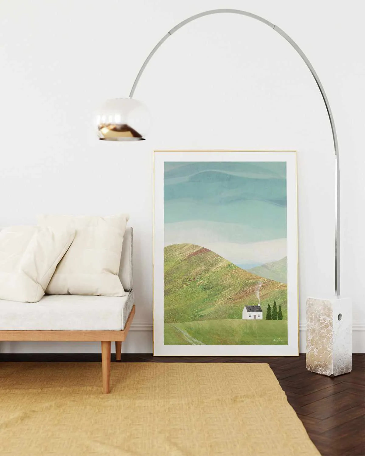House in the Mountains by Henry Rivers Art Print from Olive et Oriel where you can shop wallpaper and artworks online