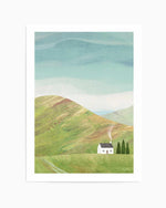 House in the Mountains by Henry Rivers Art Print