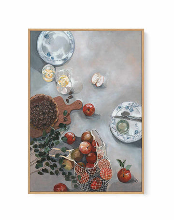 How Do You Like These Apples by Cat Gerke | Framed Canvas Art Print from Olive et Oriel where you can shop wallpaper and artworks online