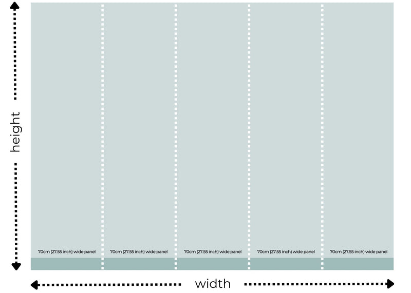 How to measure your home for wallpaper Our easy guide! Olive et Oriel