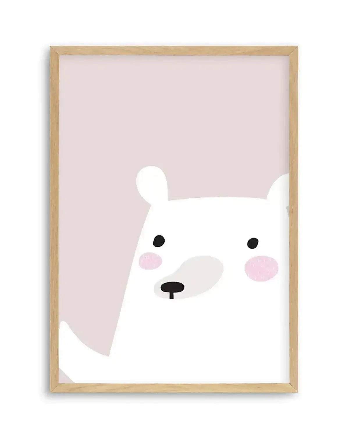 Howdy Bear Art Print from Olive et Oriel where you can shop wallpaper and artworks online