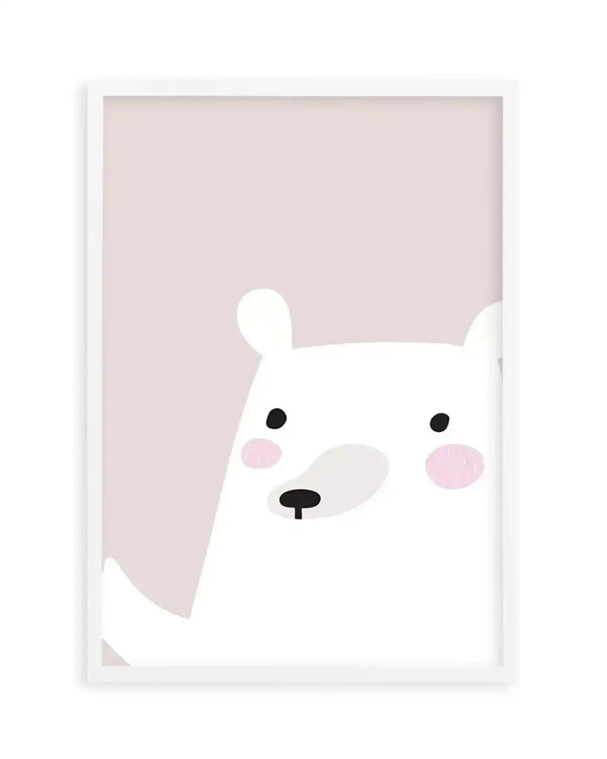 Howdy Bear Art Print from Olive et Oriel where you can shop wallpaper and artworks online