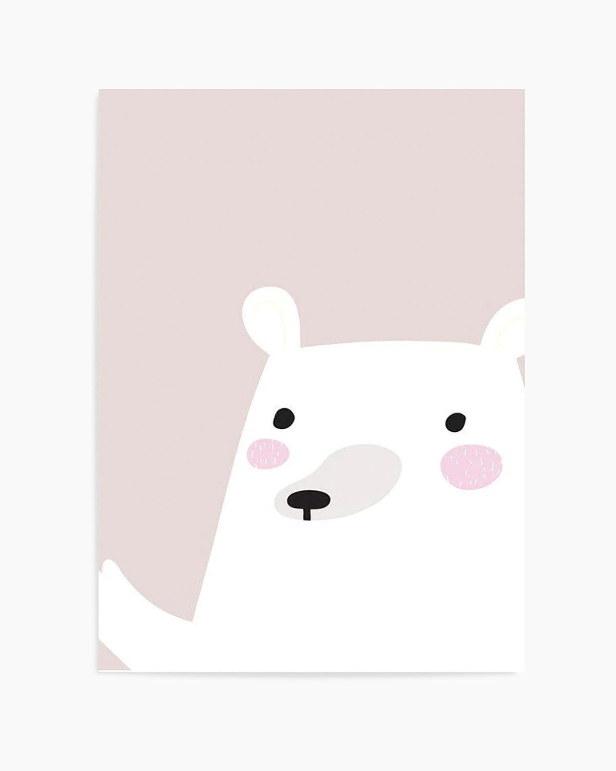 Howdy Bear Art Print