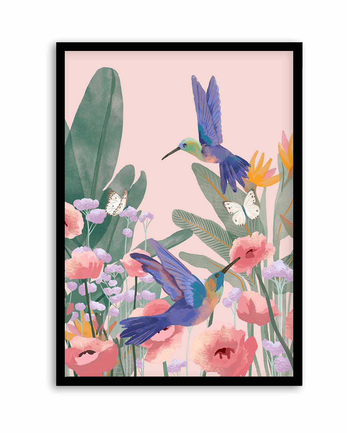 Hummingbirds by Goed Blauw | Art Print