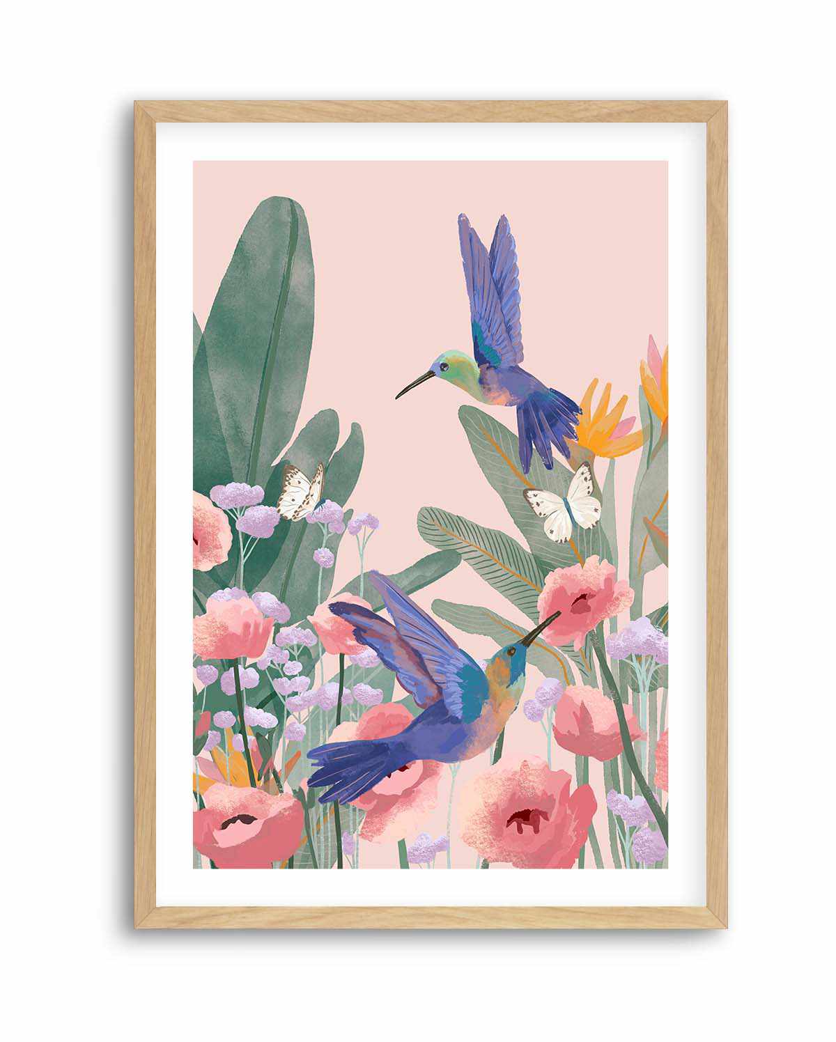 Hummingbirds by Goed Blauw | Art Print