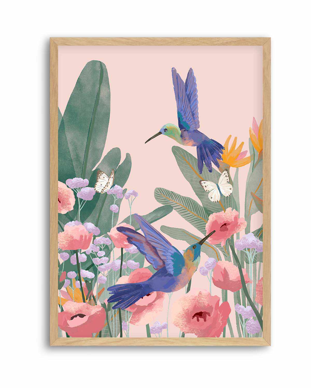 Hummingbirds by Goed Blauw | Art Print