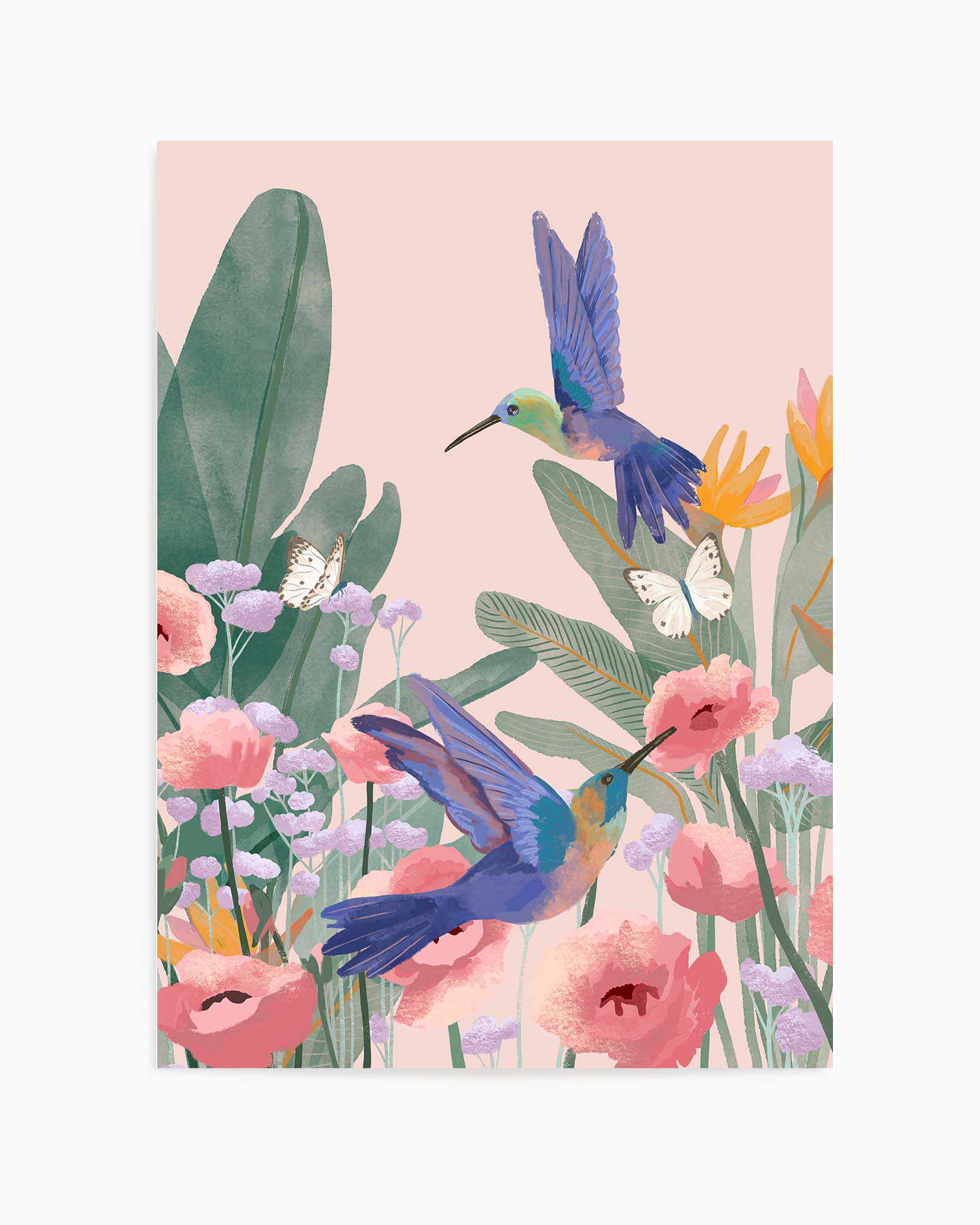 Hummingbirds by Goed Blauw | Art Print