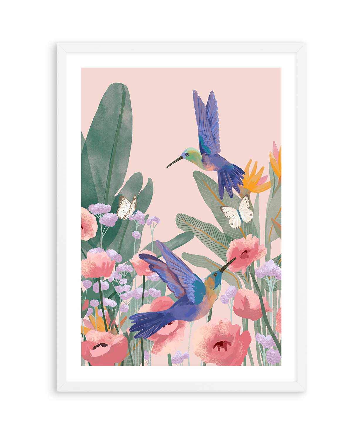 Hummingbirds by Goed Blauw | Art Print