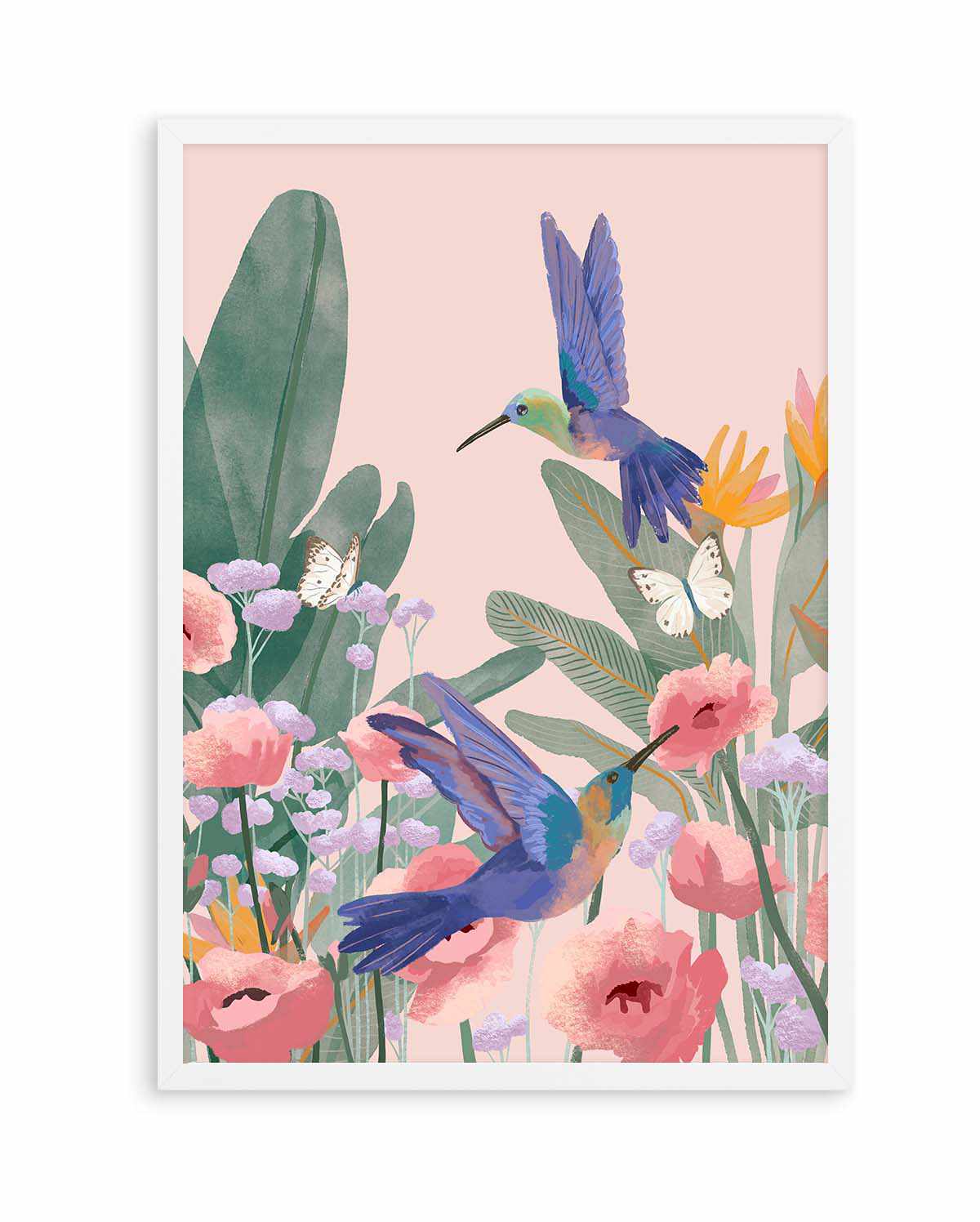 Hummingbirds by Goed Blauw | Art Print