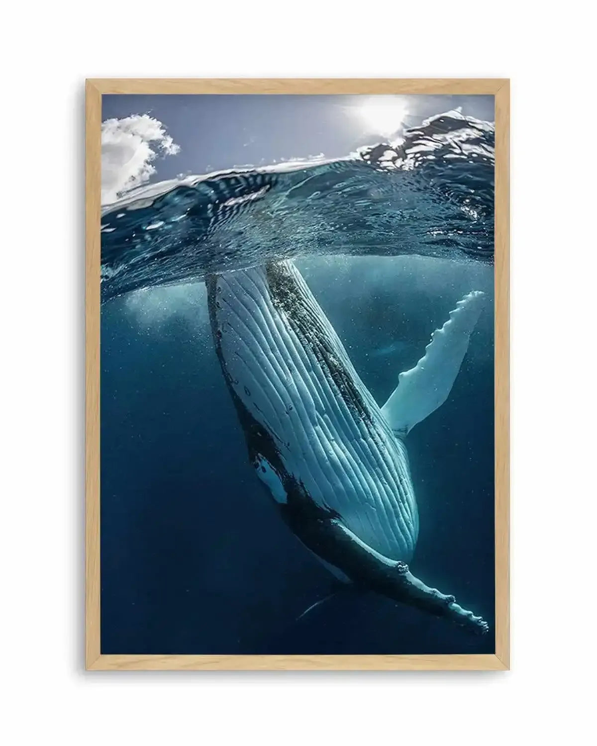Humpback Whales III Art Print from Olive et Oriel where you can shop wallpaper and artworks online