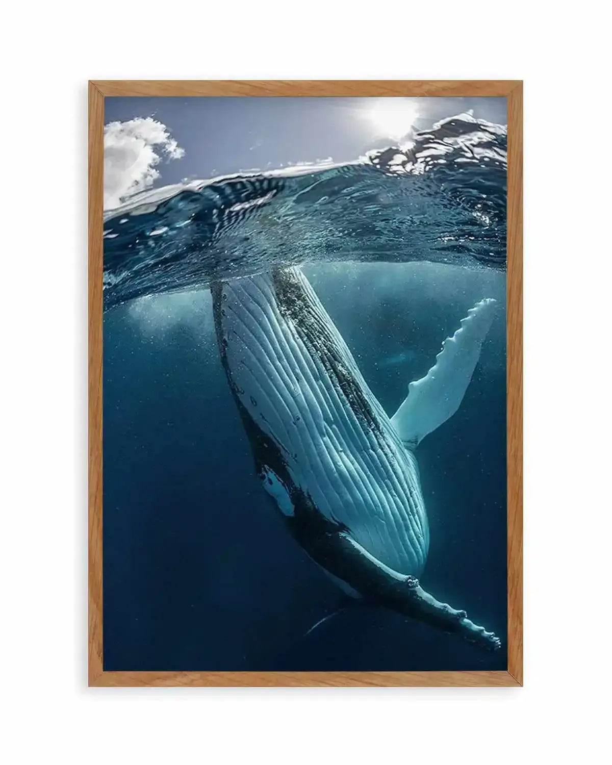Humpback Whales III Art Print from Olive et Oriel where you can shop wallpaper and artworks online