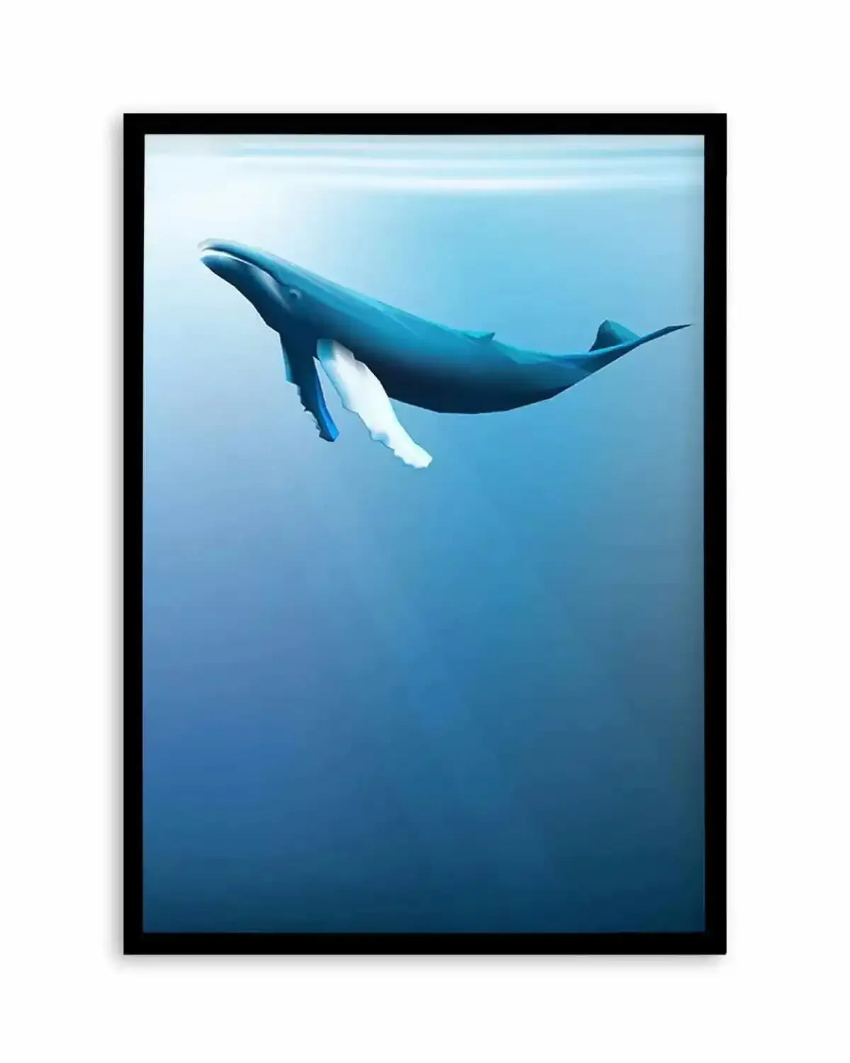 Humpback | Graphic Whales Collection Art Print from Olive et Oriel where you can shop wallpaper and artworks online