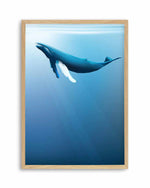 Humpback | Graphic Whales Collection Art Print
