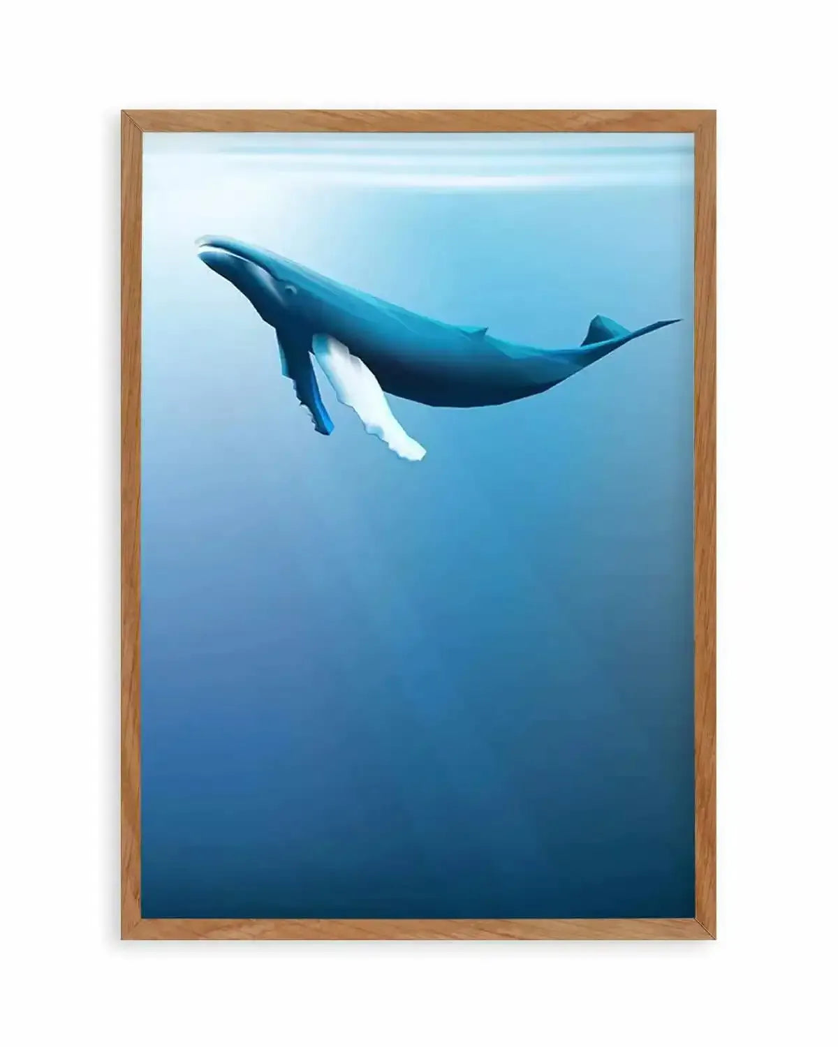 Humpback | Graphic Whales Collection Art Print from Olive et Oriel where you can shop wallpaper and artworks online