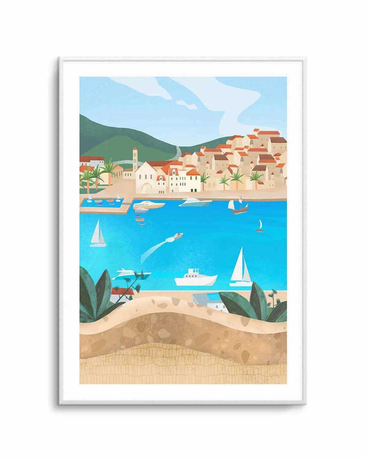 Hvar, Croatia by Petra Lizde Art Print from Olive et Oriel where you can shop wallpaper and artworks online