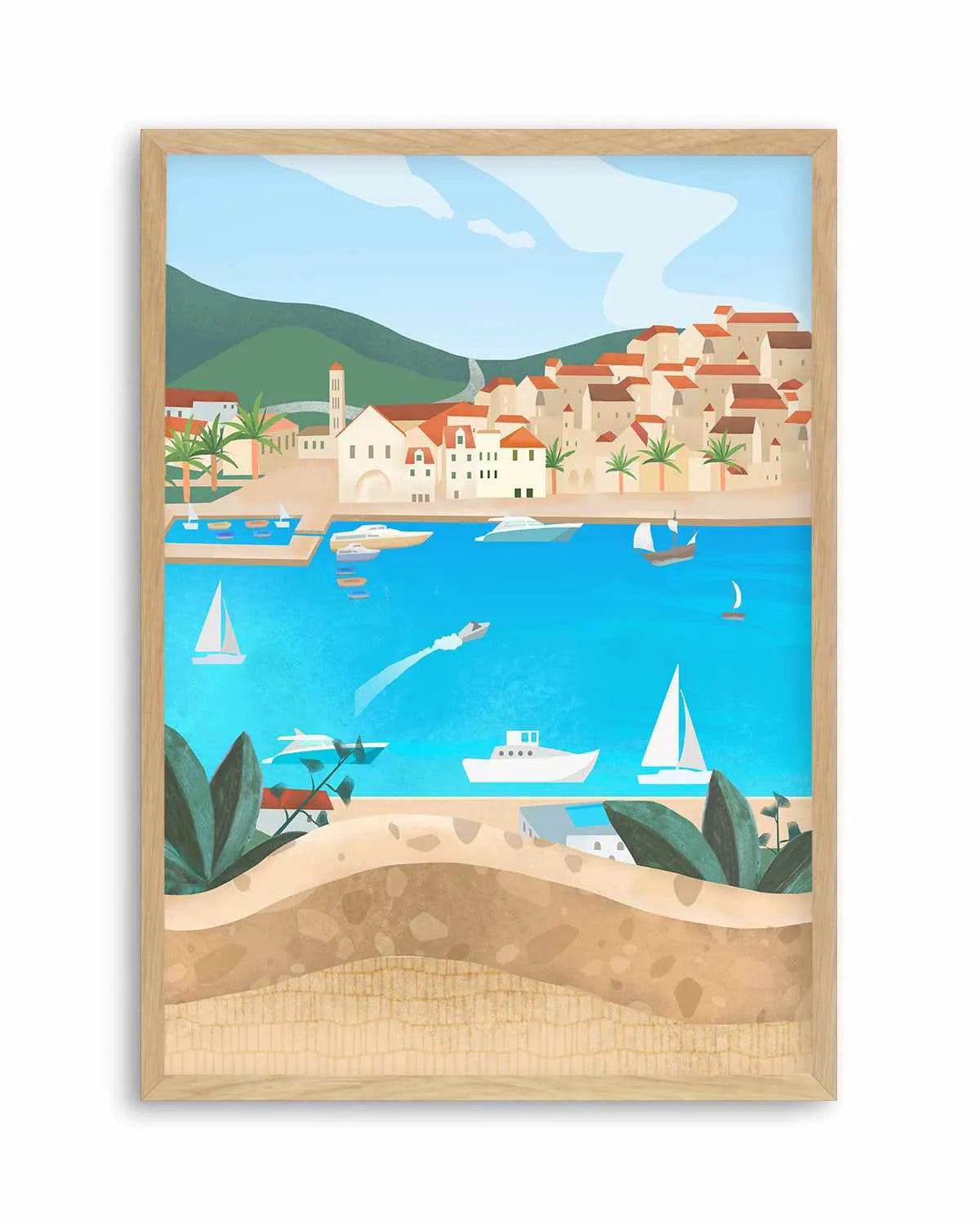 Hvar, Croatia by Petra Lizde Art Print from Olive et Oriel where you can shop wallpaper and artworks online
