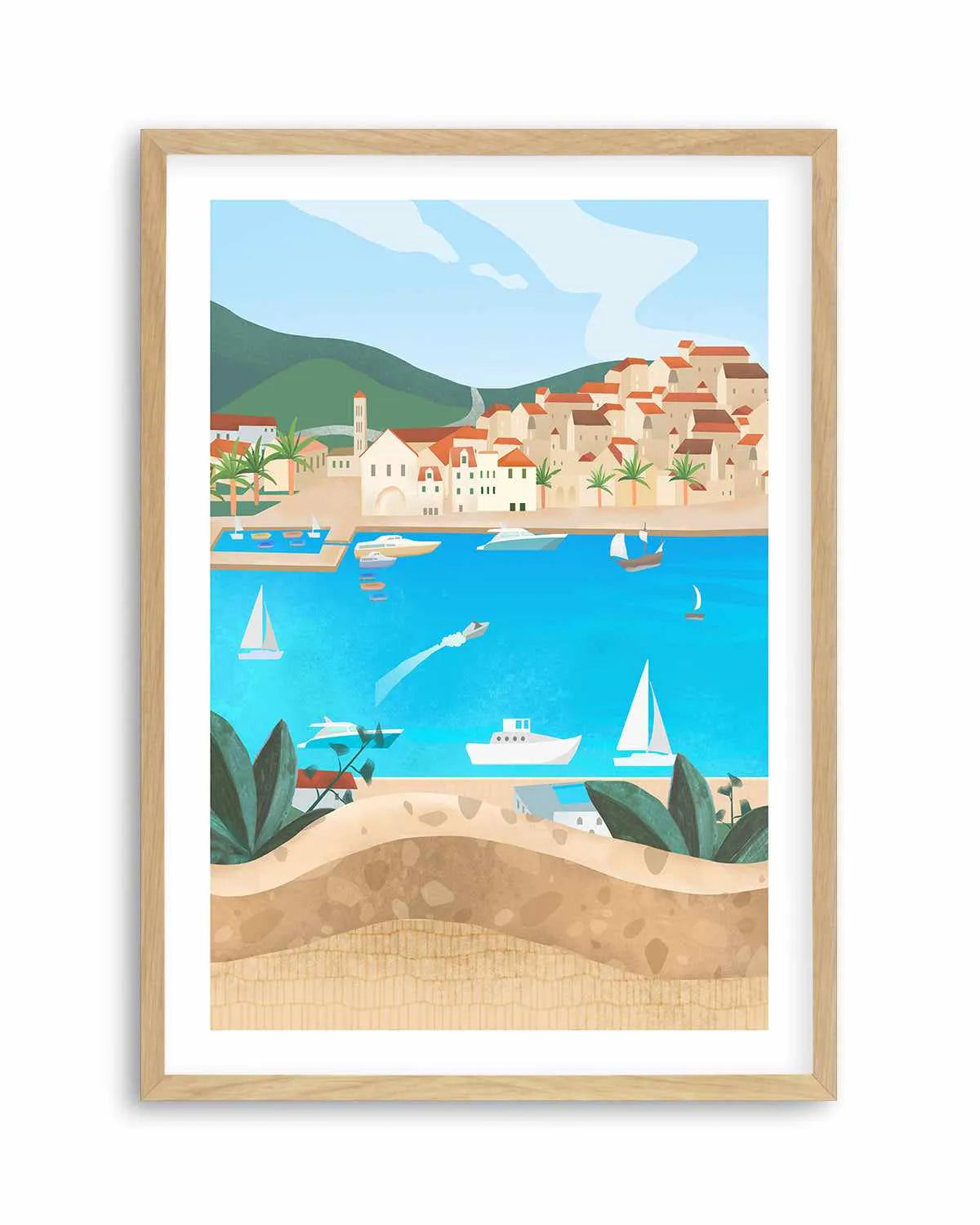 Hvar, Croatia by Petra Lizde Art Print from Olive et Oriel where you can shop wallpaper and artworks online