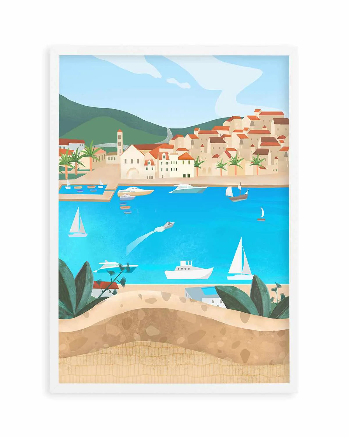 Hvar, Croatia by Petra Lizde Art Print from Olive et Oriel where you can shop wallpaper and artworks online