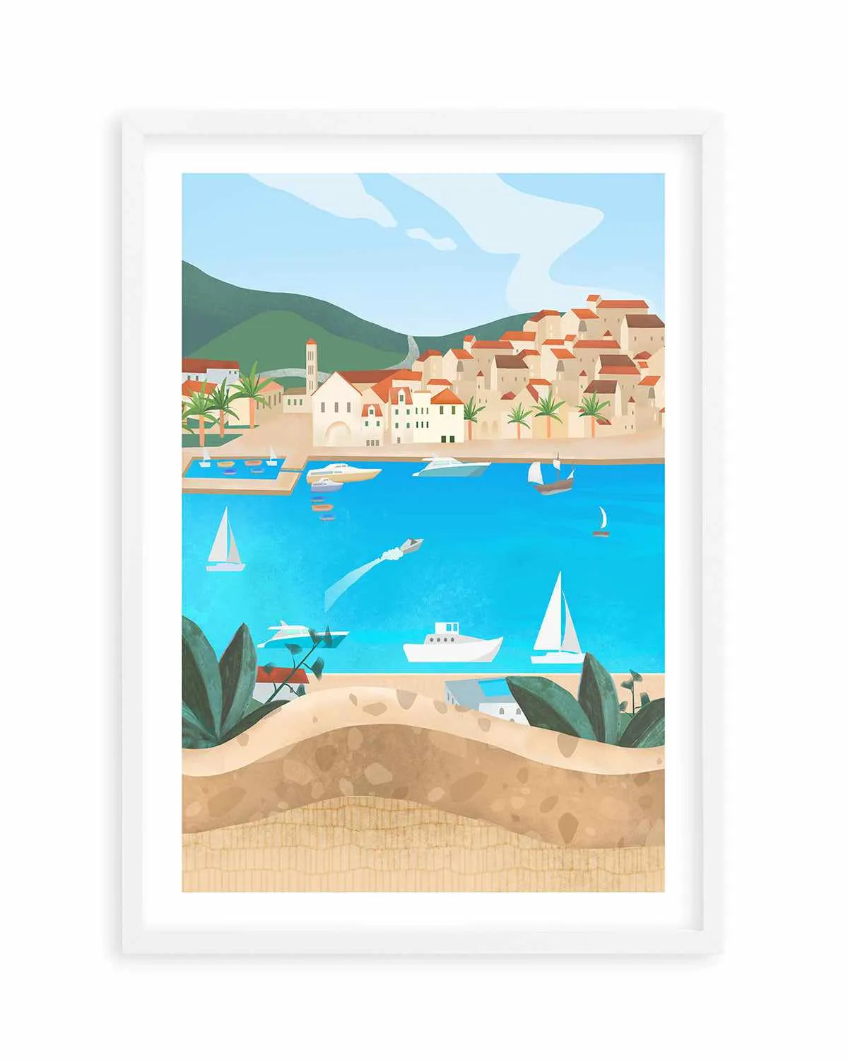 Hvar, Croatia by Petra Lizde Art Print from Olive et Oriel where you can shop wallpaper and artworks online