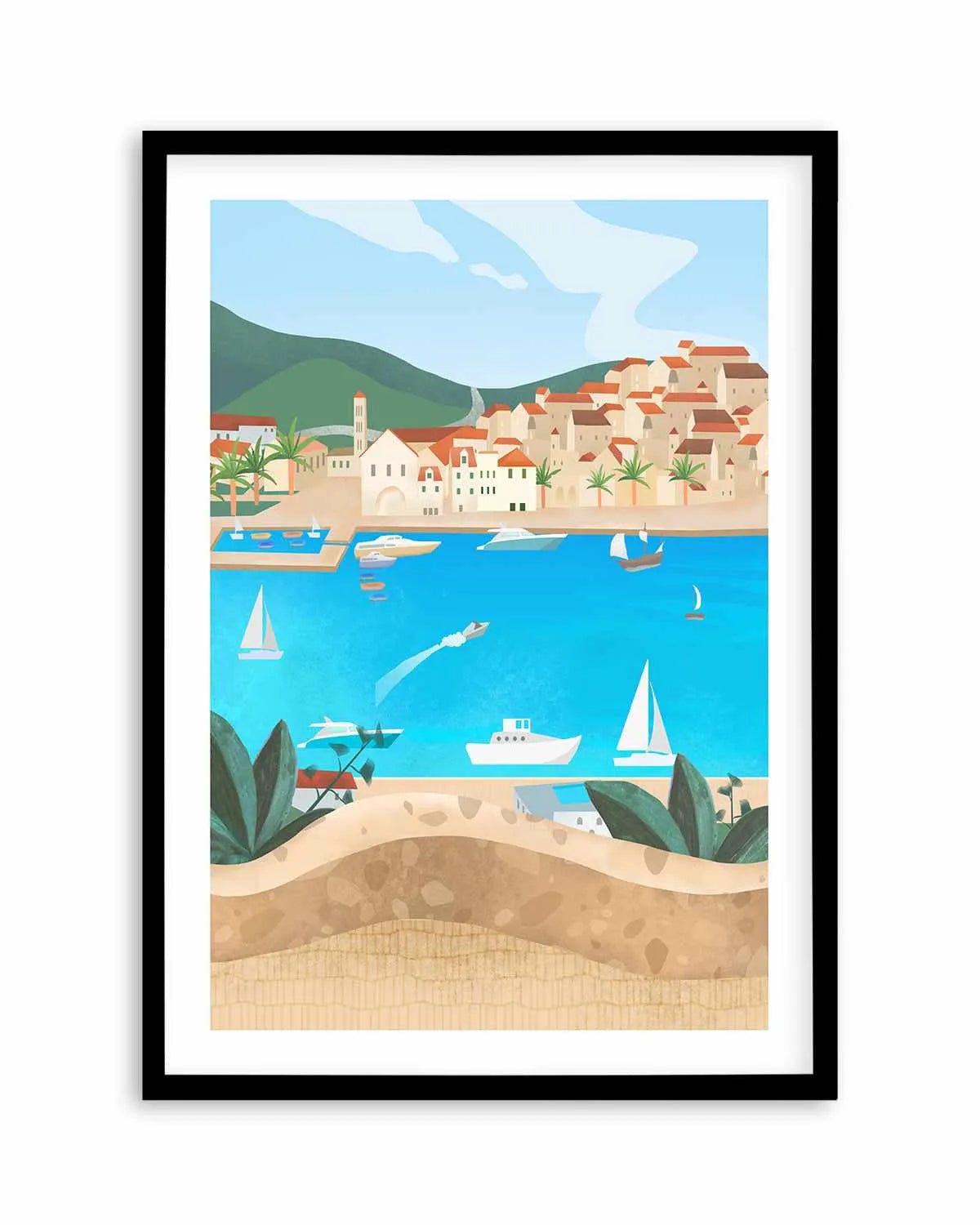 Hvar, Croatia by Petra Lizde Art Print from Olive et Oriel where you can shop wallpaper and artworks online