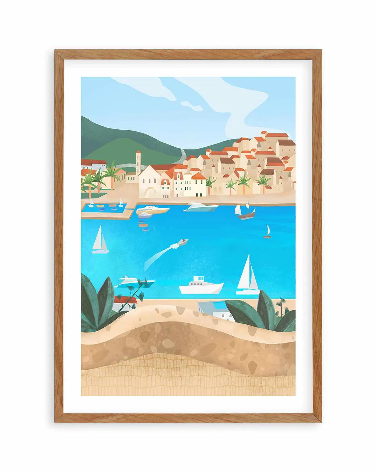 Hvar, Croatia by Petra Lizde Art Print from Olive et Oriel where you can shop wallpaper and artworks online