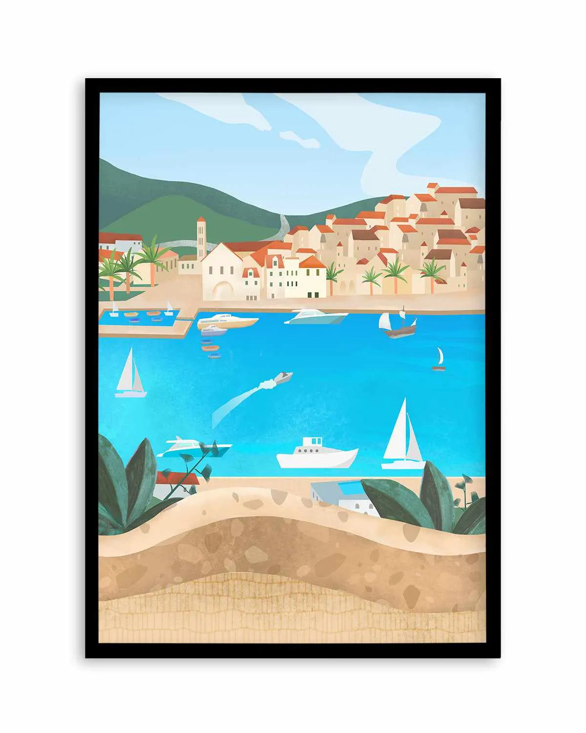 Hvar, Croatia by Petra Lizde Art Print from Olive et Oriel where you can shop wallpaper and artworks online