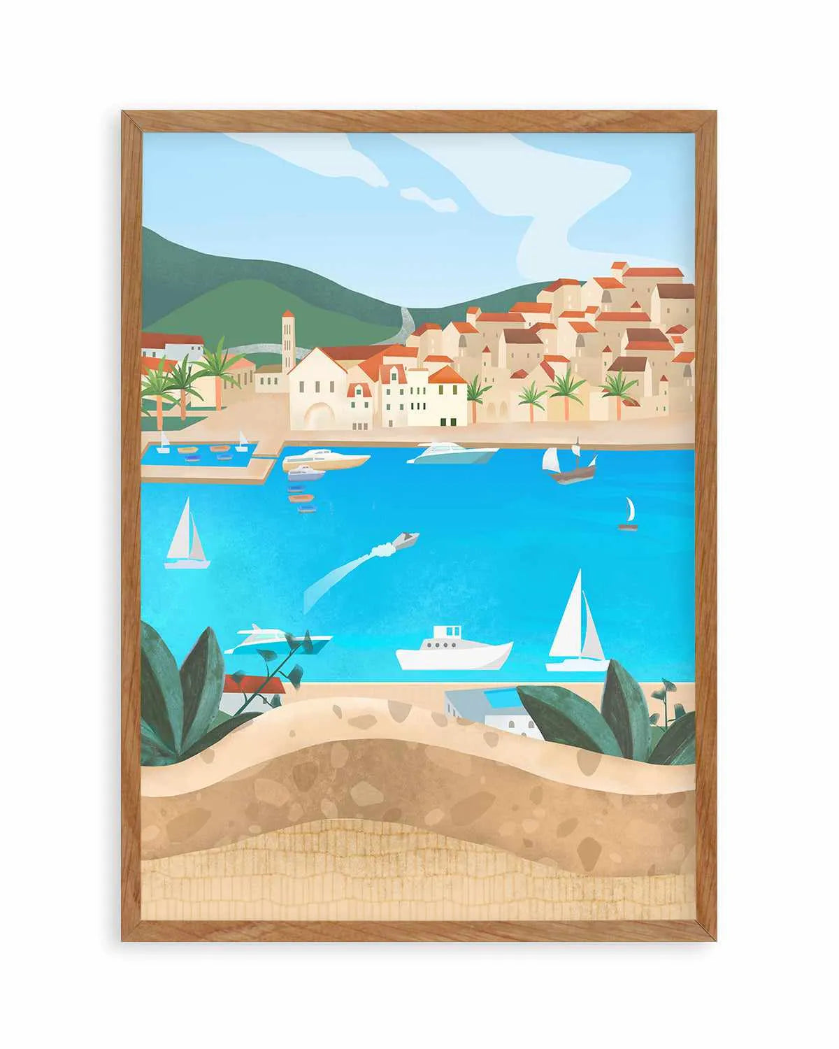 Hvar, Croatia by Petra Lizde Art Print from Olive et Oriel where you can shop wallpaper and artworks online