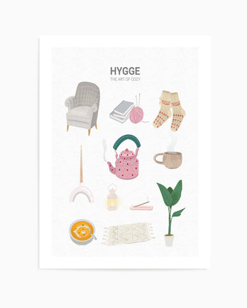 Hygge By Petra Lizde | Art Print from Olive et Oriel where you can shop wallpaper and artworks online
