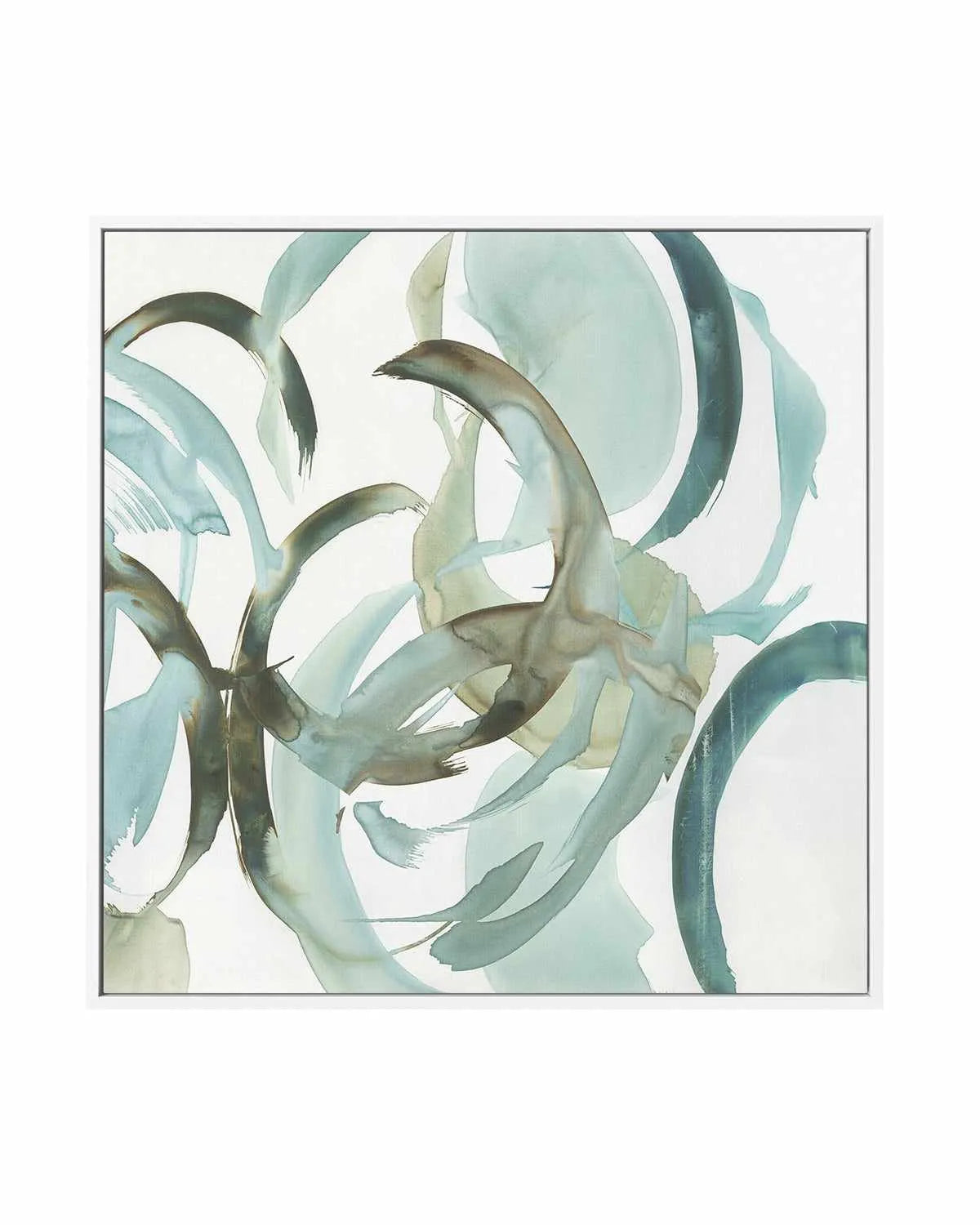 Hypnotic Curves I | Framed Canvas Art Print from Olive et Oriel where you can shop wallpaper and artworks online