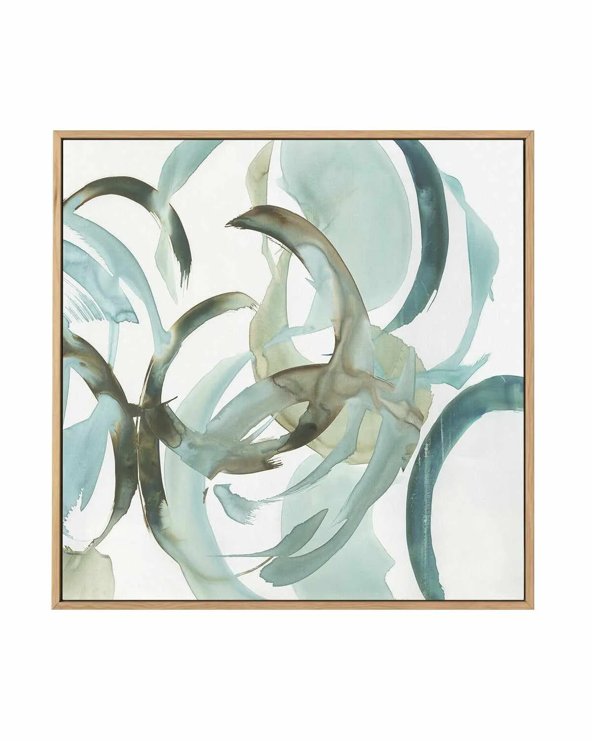 Hypnotic Curves I | Framed Canvas Art Print from Olive et Oriel where you can shop wallpaper and artworks online