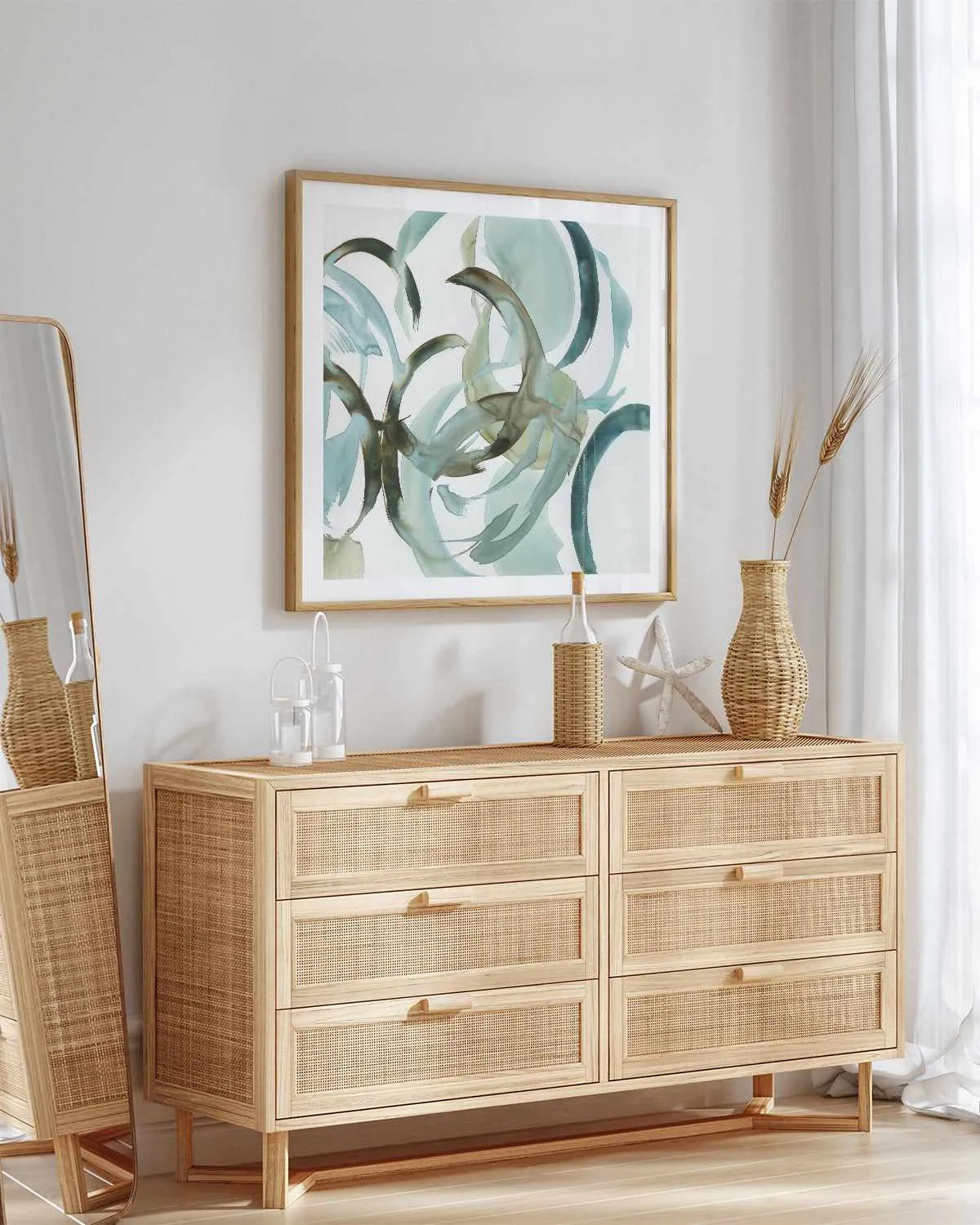 Hypnotic Curves I Art Print from Olive et Oriel where you can shop wallpaper and artworks online