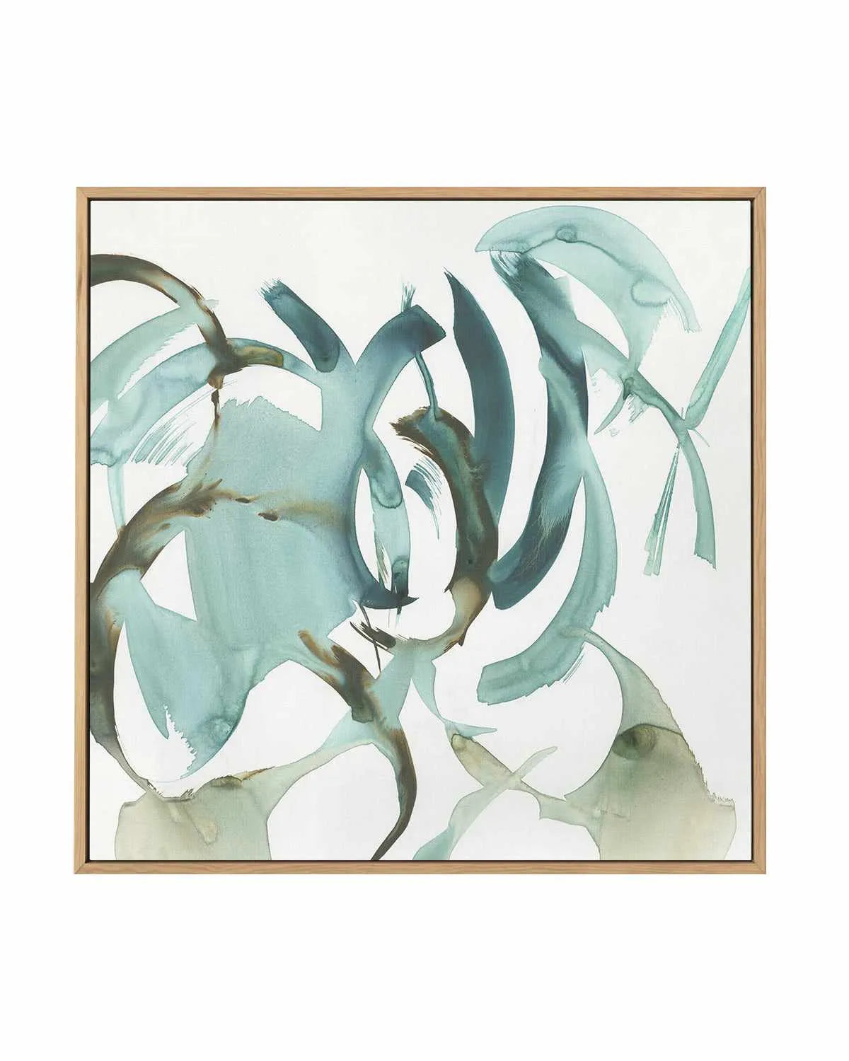 Hypnotic Curves II | Framed Canvas Art Print from Olive et Oriel where you can shop wallpaper and artworks online