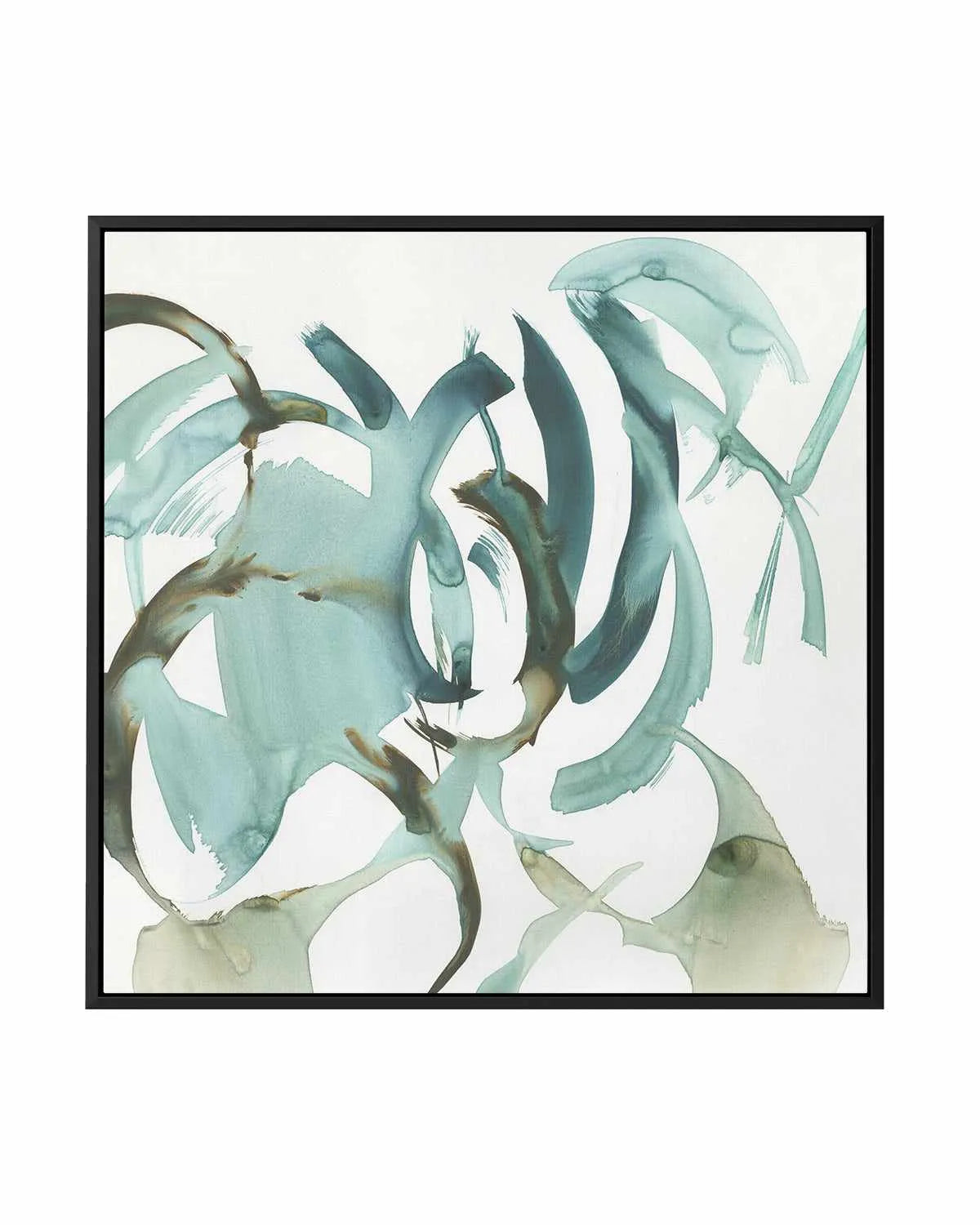 Hypnotic Curves II | Framed Canvas Art Print from Olive et Oriel where you can shop wallpaper and artworks online