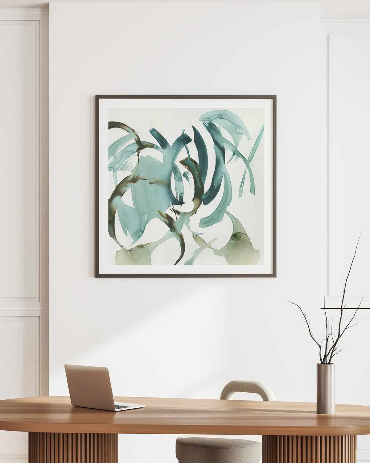 Hypnotic Curves II Art Print from Olive et Oriel where you can shop wallpaper and artworks online