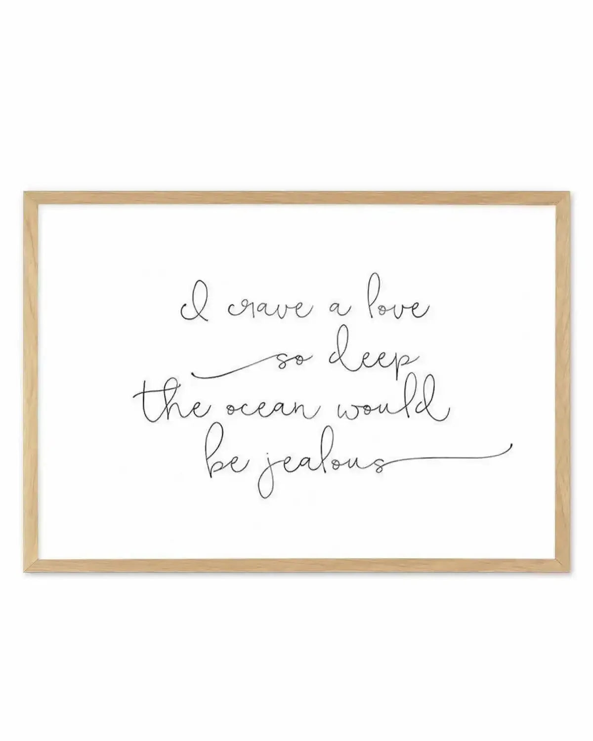 I Crave A Love Art Print from Olive et Oriel where you can shop wallpaper and artworks online