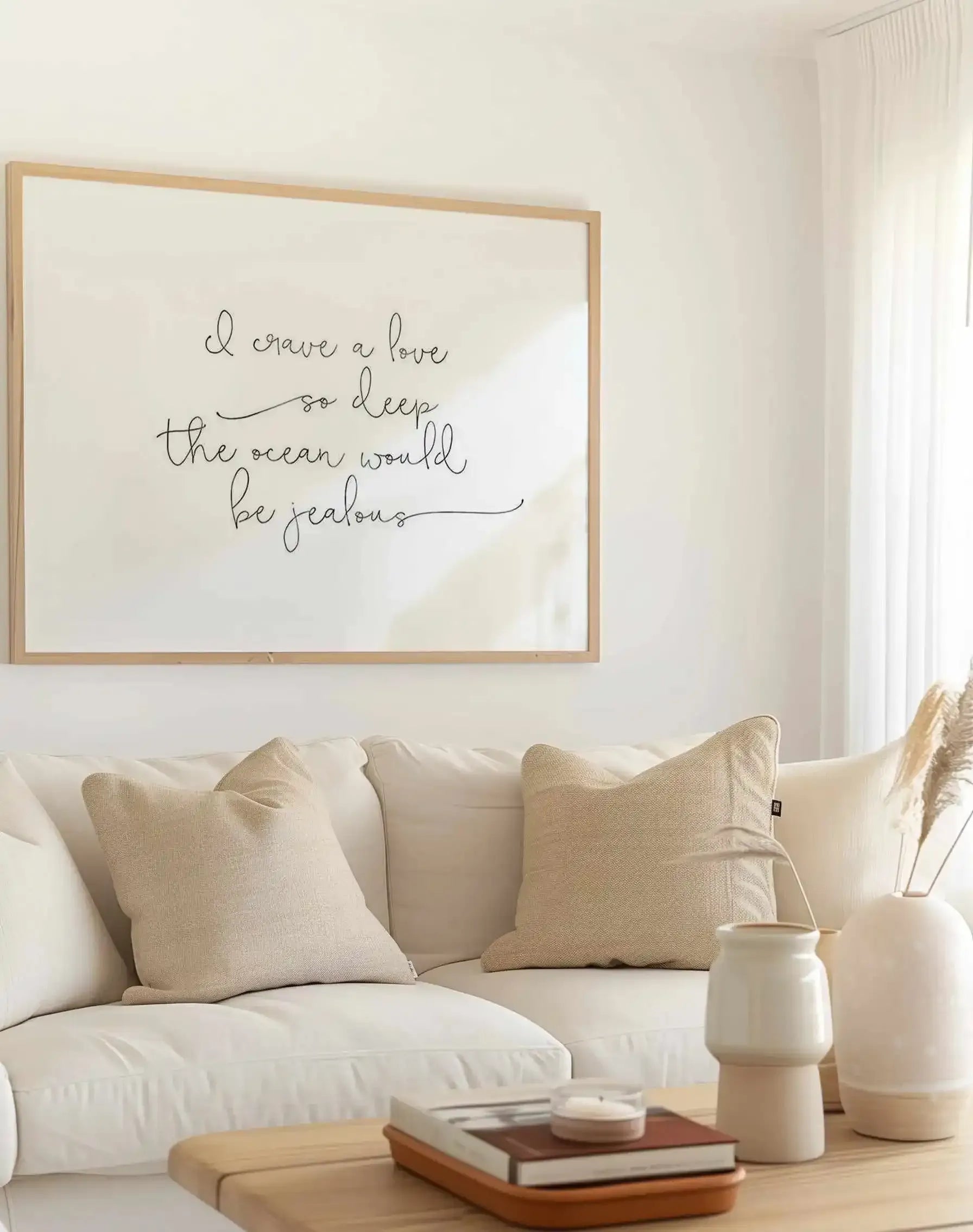 I Crave A Love Art Print from Olive et Oriel where you can shop wallpaper and artworks online