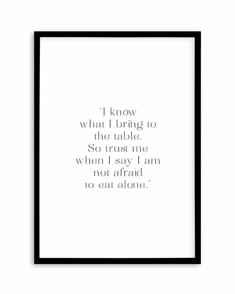 I Know What I Bring Art Print from Olive et Oriel where you can shop wallpaper and artworks online