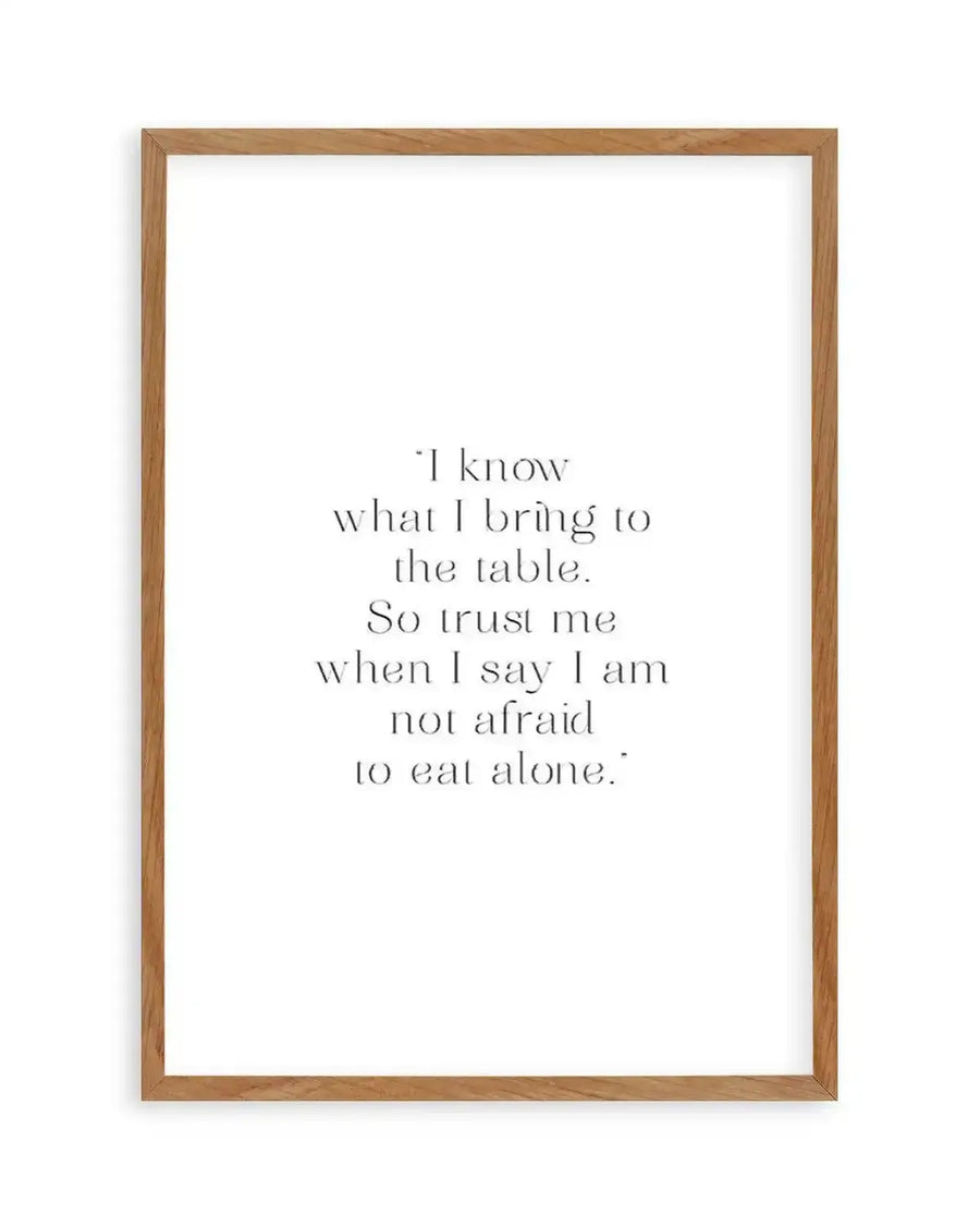 I Know What I Bring Art Print from Olive et Oriel where you can shop wallpaper and artworks online