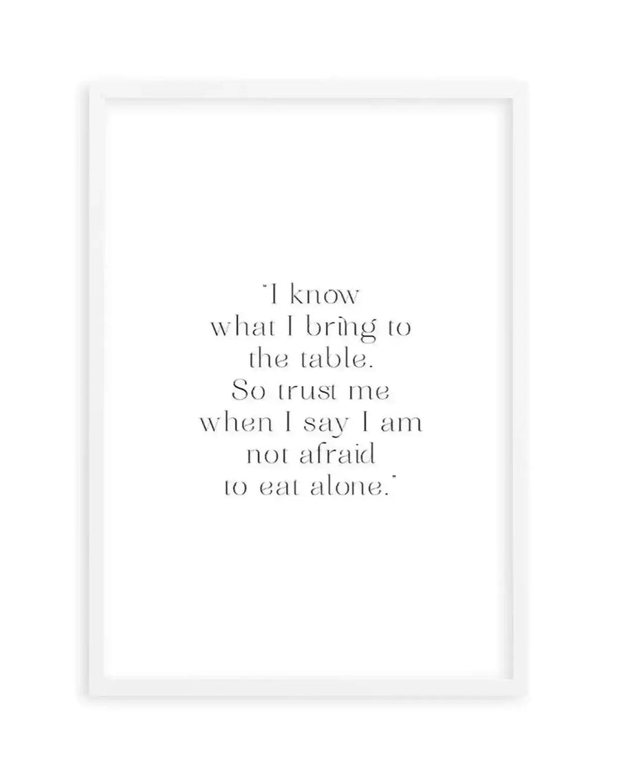 I Know What I Bring Art Print from Olive et Oriel where you can shop wallpaper and artworks online