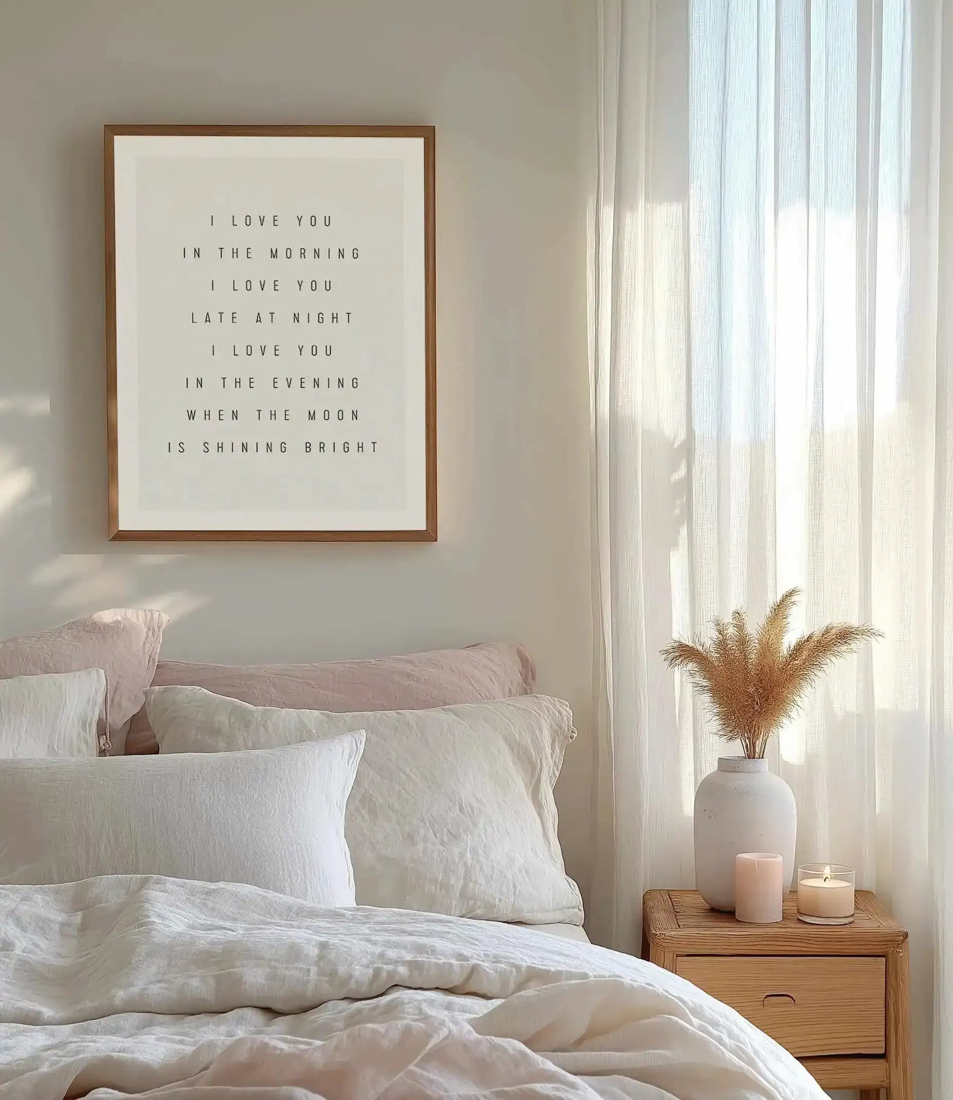 I Love You All Day Art Print from Olive et Oriel where you can shop wallpaper and artworks online