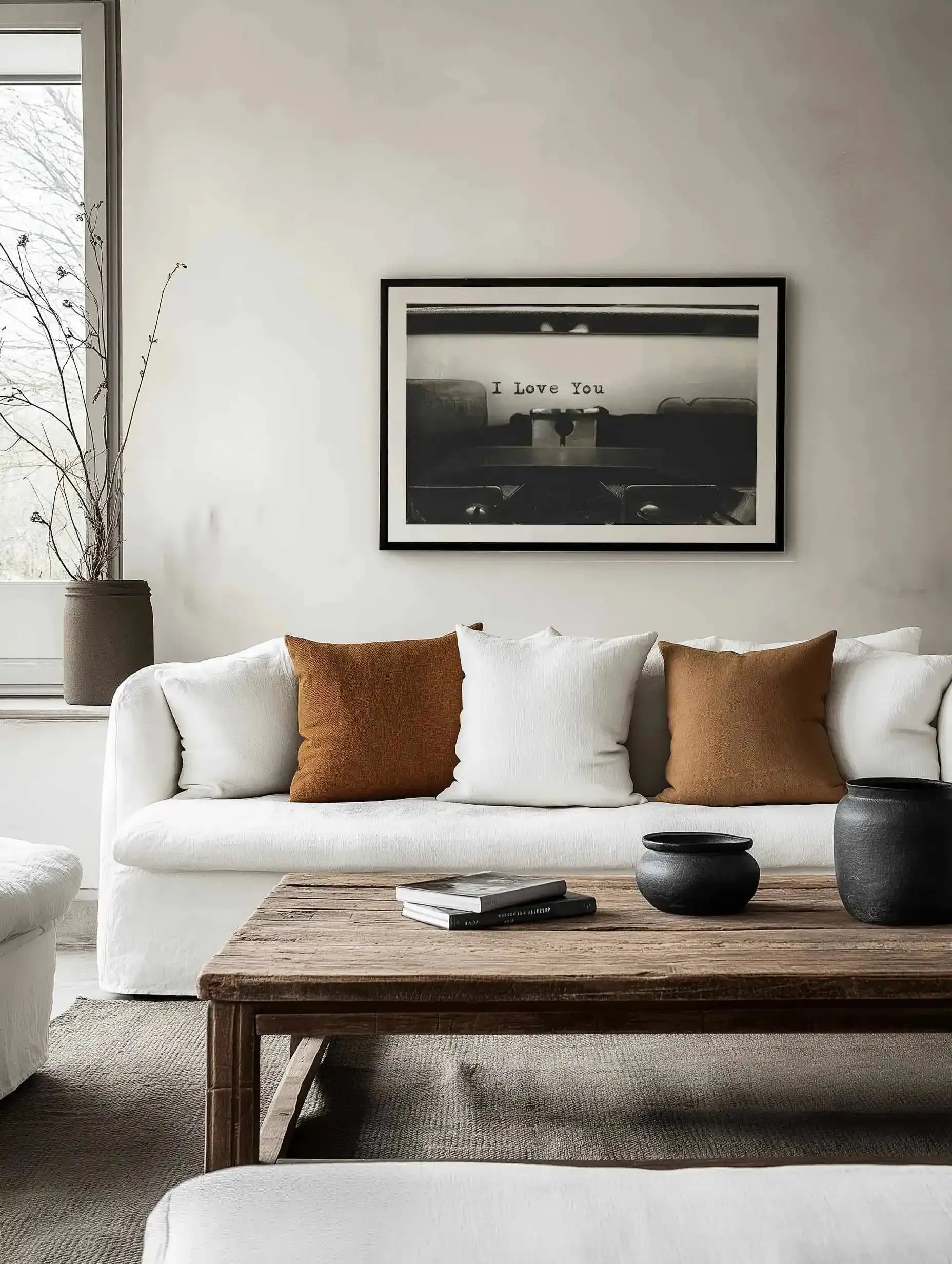 I Love You | Typewriter Art Print from Olive et Oriel where you can shop wallpaper and artworks online