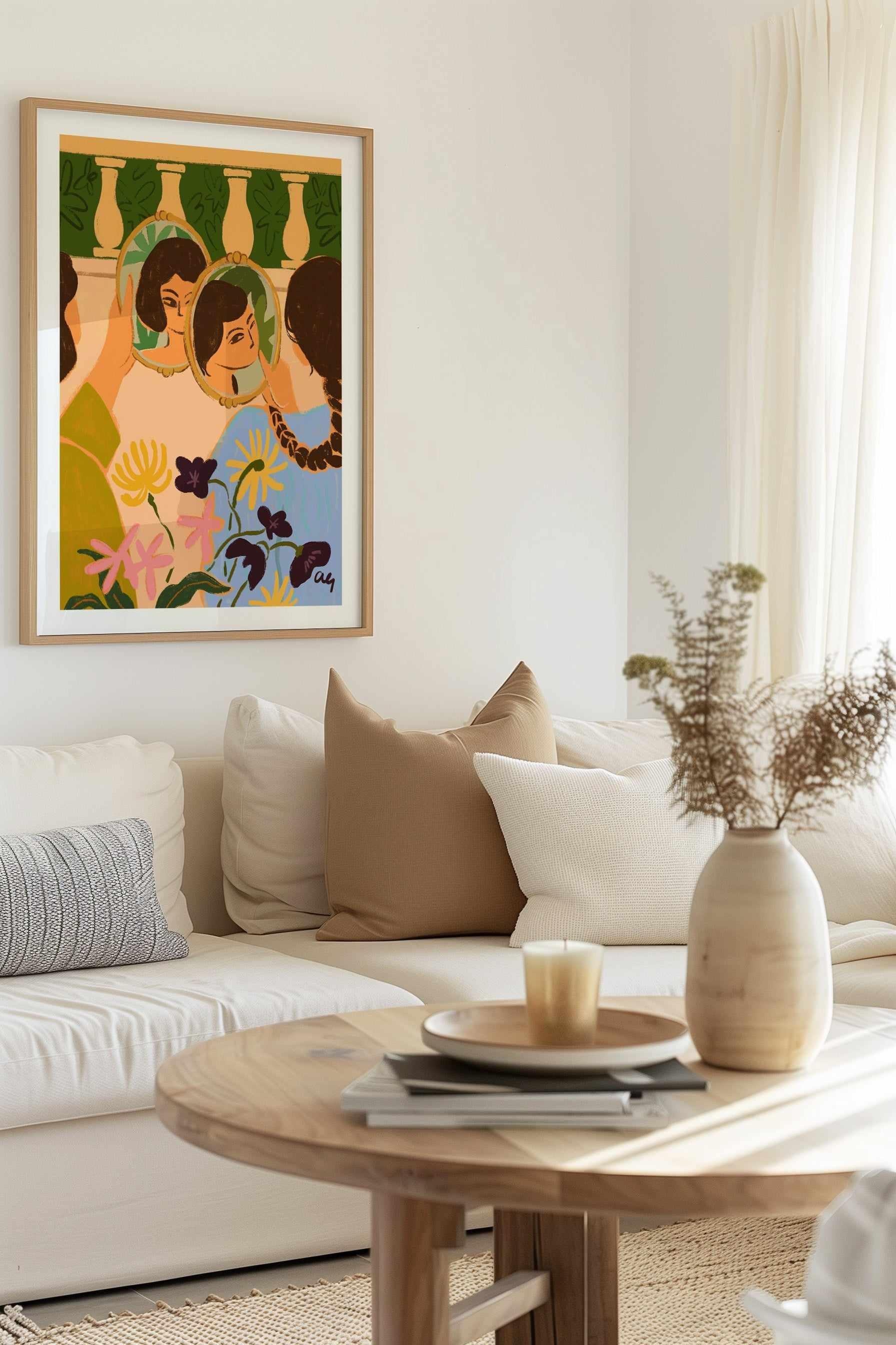 I See You by Arty Guava | Art Print from Olive et Oriel where you can shop wallpaper and artworks online