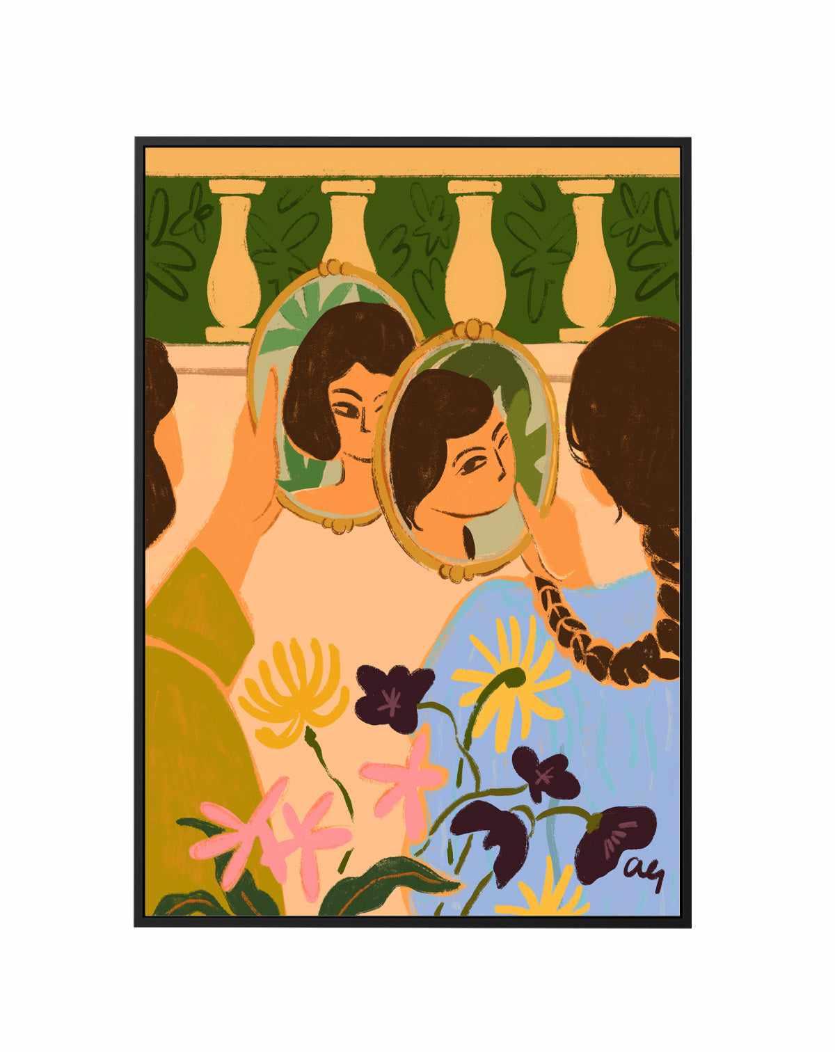 I See You by Arty Guava | Framed Canvas Art Print from Olive et Oriel where you can shop wallpaper and artworks online