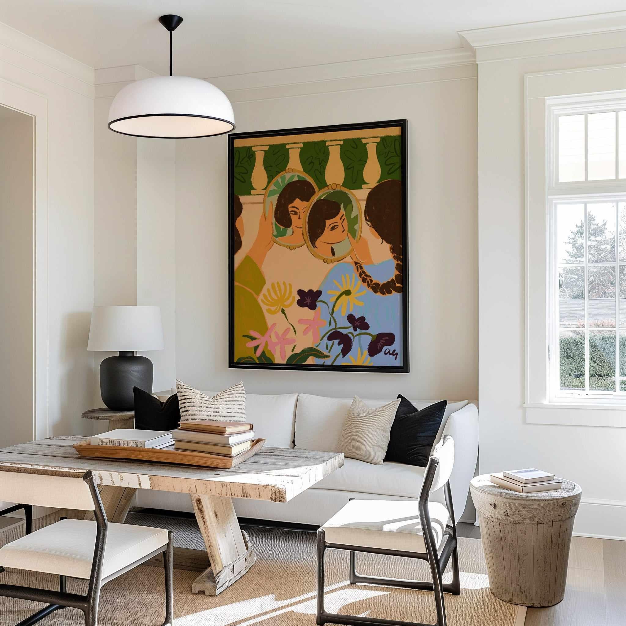 I See You by Arty Guava | Framed Canvas Art Print from Olive et Oriel where you can shop wallpaper and artworks online