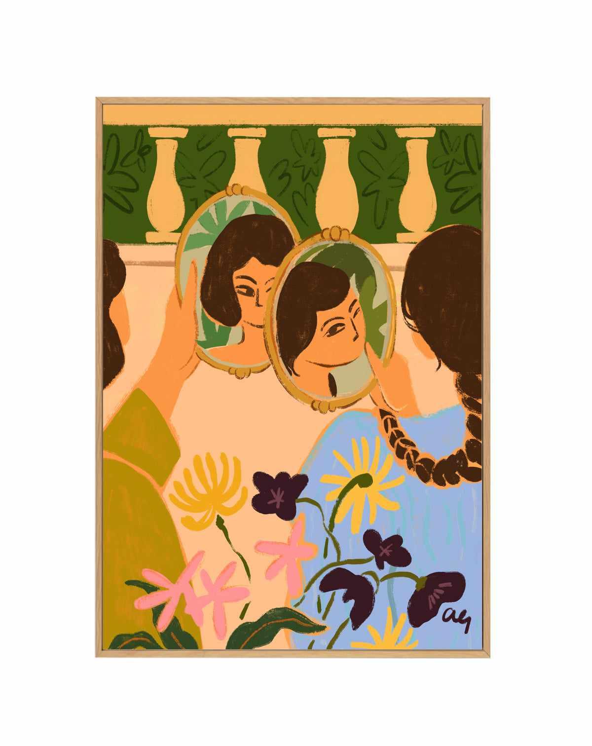 I See You by Arty Guava | Framed Canvas Art Print from Olive et Oriel where you can shop wallpaper and artworks online