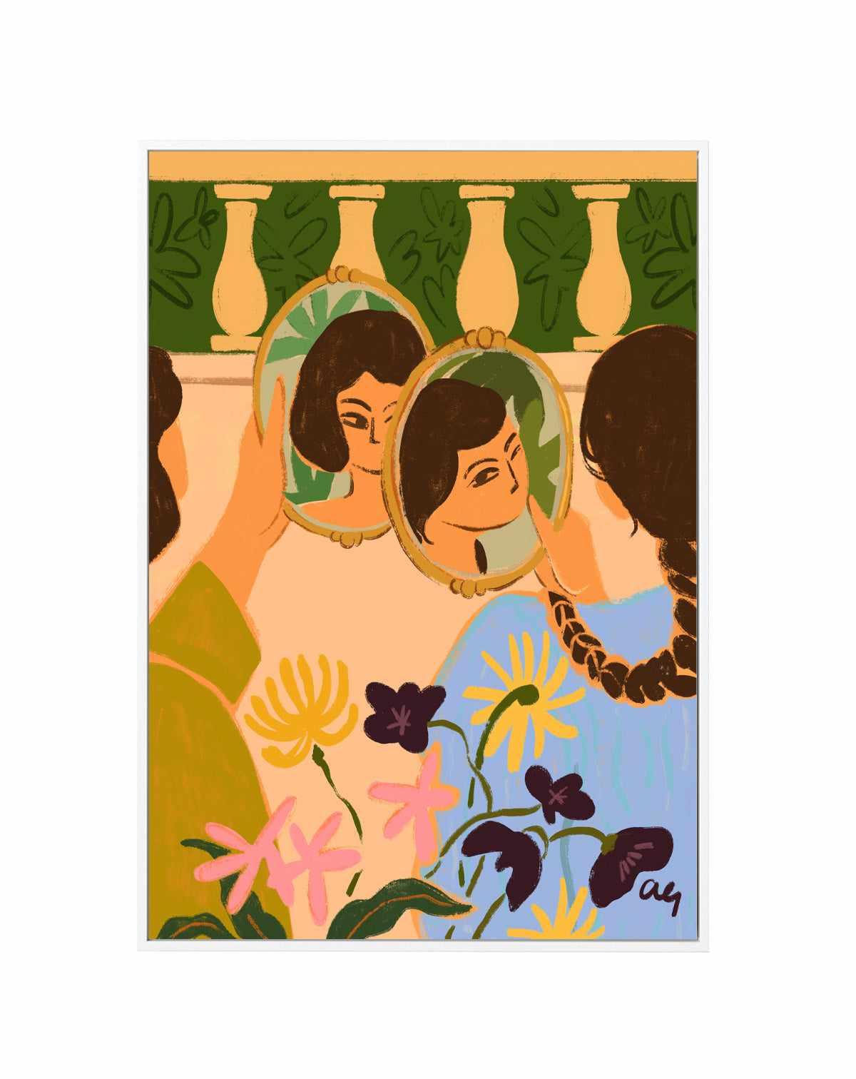 I See You by Arty Guava | Framed Canvas Art Print from Olive et Oriel where you can shop wallpaper and artworks online