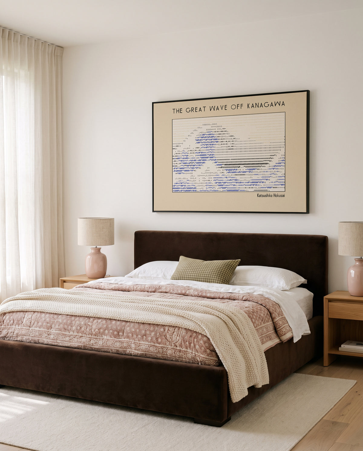 Iconic Blue Wave Art by Doa Project | Framed Canvas Art Print